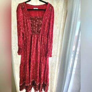 In Loom Floral Maxi dress